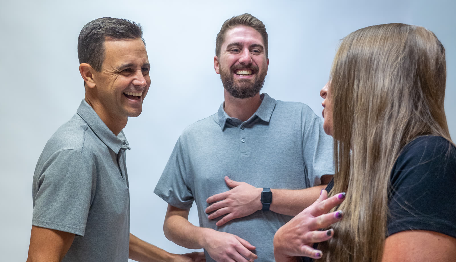 Marc, Brock and Morgan of e-Payment Solutions talking together
